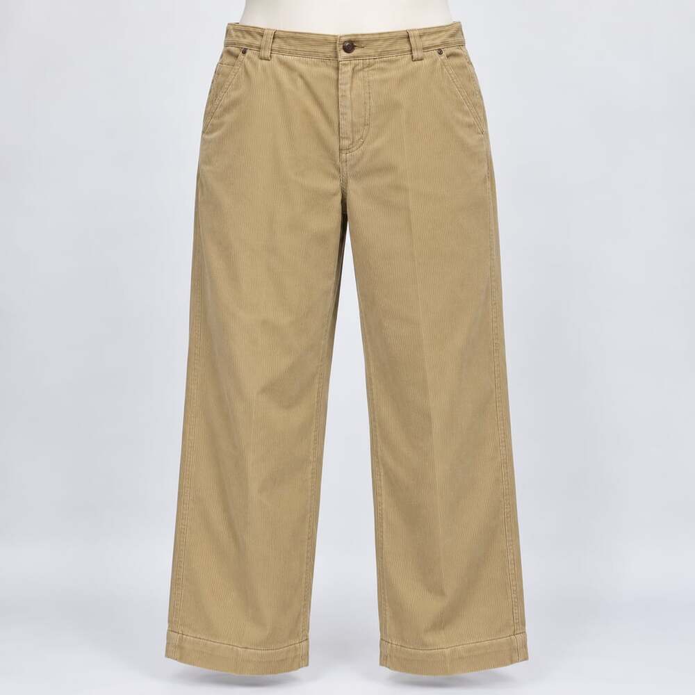 Tommy Bahama Relax Corduroy Pants Mens 40 Tan Khaki Flat Front Straight Leg